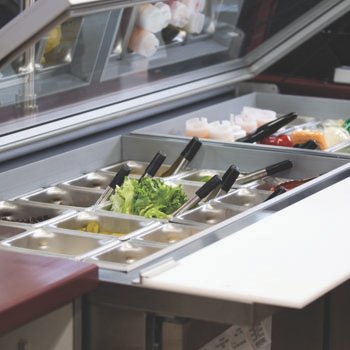 commercial-food-prepping-station Restaurant and commercial food prepping station.