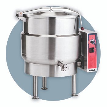 Commercial steam kettle