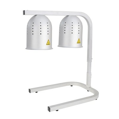 Portable heating lamps to use over food at a service station for counter top in kitchen, buffet, or food truck. Available at Central Florida Restaurant Supply in Winter Haven, FL serving Polk County and all of central Florida counties.