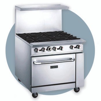 restaurant-ovens-for-commercial-use Commercial oven / range for restaurants.