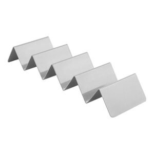 American Metalcraft MTSH5 - TACO HOLDER, SS, MINI, 4 OR 5 COMPARTMENTS