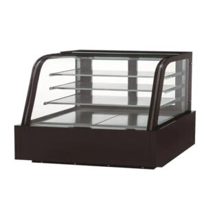 Dukers 72" Cake Showcase Curved Glass DDM72R-CB