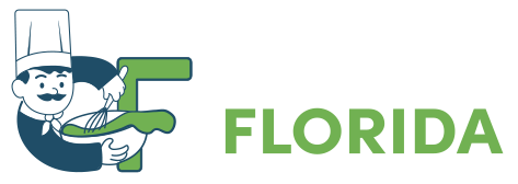 Central Florida Restaurant Supply 2 color knockout Horizonal logo