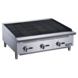 Dukers countertop radiant broiler and countertop charbroiler in liquid propane and natural gas. Available at Central Florida Restaurant Supply in Winter Haven, FL serving all of Polk County, Lake County, Orange County, Four Corners, and central Florida counties.