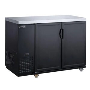 Dukers 2-Door Bar and Beverage Cooler DBB60-M2