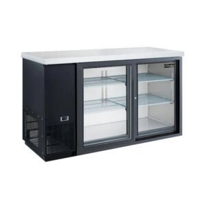 Dukers 3-Door Bar and Beverage Cooler Sliding Doors DBB72-S3