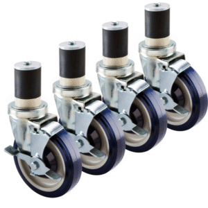 Worktable Casters 5" Wheel - Set of 4