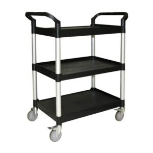 Extra Large Bus Cart 3 Tier - Black