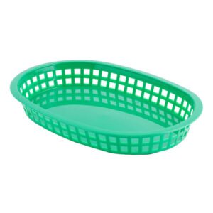 Fast Food Basket 1076 Oval-Green