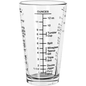 Mixing Glass - 16oz w/Capacity Markings