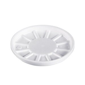 Styrofoam Vented Lid 20oz - White - 50 per Sleeve