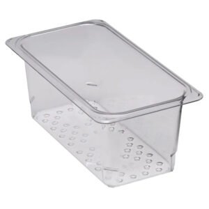 Poly Cold Pan Colander 1/3 x 6"
