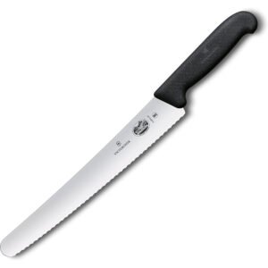 Bread Knife 10-1/4" Serrated Edge - Black Handle