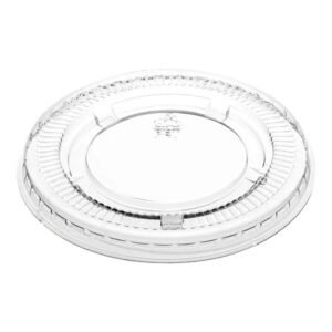 Portion Cup Lids 3.25-5.5 oz - Clear - 100 per Sleeve