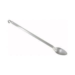 Basting Spoon w/ Hook - 21" S/S - Solid