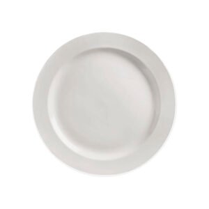 China Plate Rolled Edge 12-1/2" - Super White