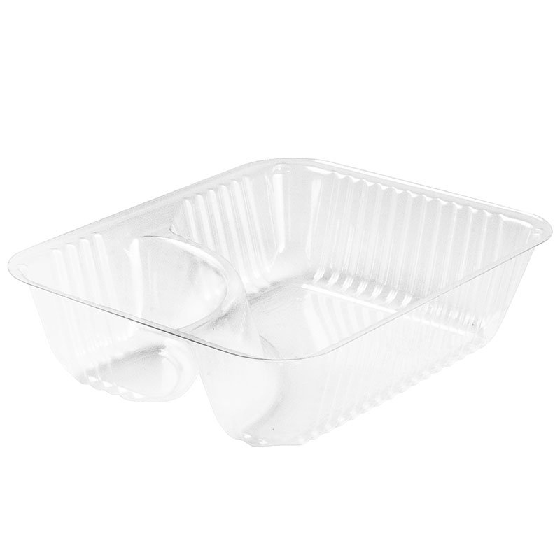 6" x 5" Nacho Tray - Small - Clear - 125 per Sleeve