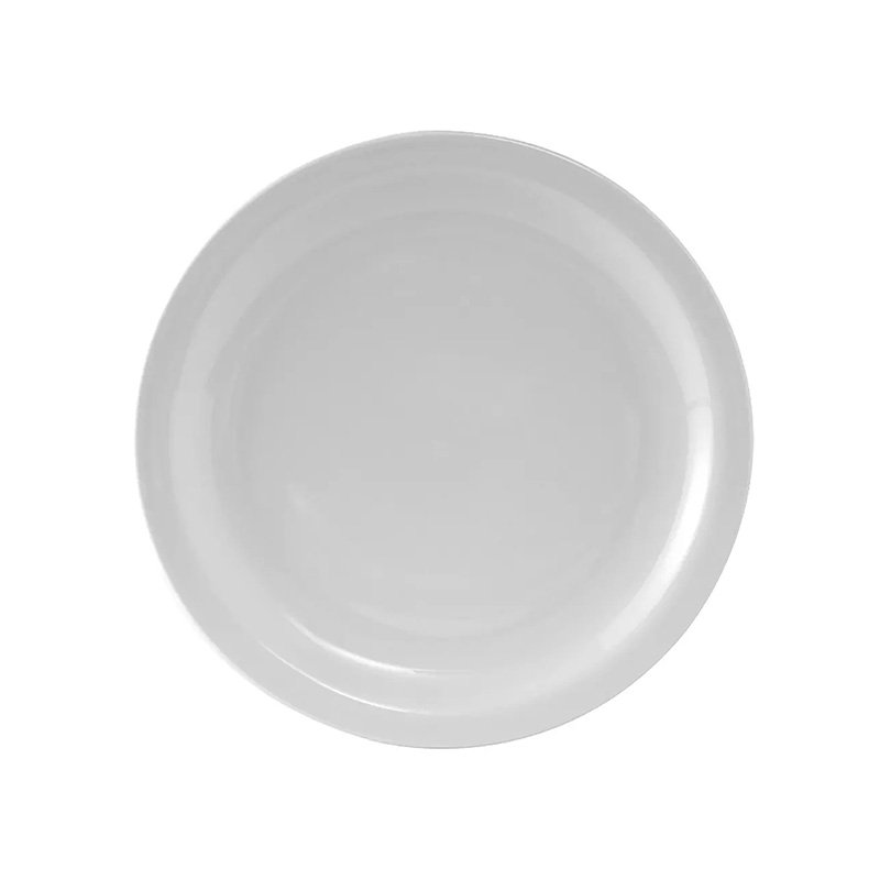 China Plate Narrow Rim 8-1/4" - Super White