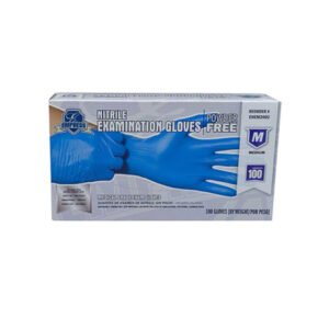 Disposable Gloves Medium - Nitrile Blue - 100 per Pack