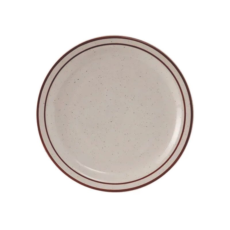 China Plate Narrow Rim 9-1/2" - Granada