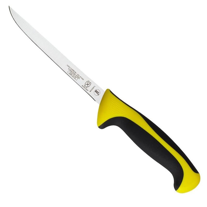 6" Boning - Narrow, Yellow Handle - Millenia®