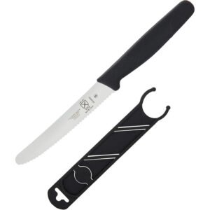 4.3" Utility Knife, Rounded Tip - Wavy Edge,Bulk