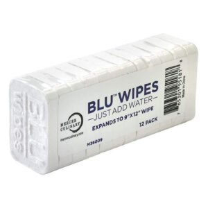 Blu Wipes - Compressed Towel 9" x 12" - 12 Pack
