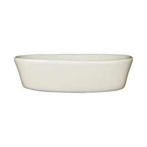 China Oval Baking Dish 10oz - American White