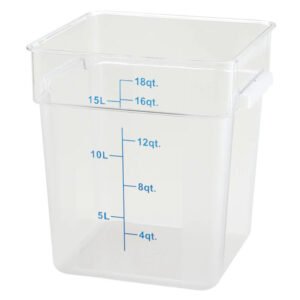 Storage Container 18qt Square - Clear