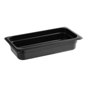 Poly Pan Black 1/3 x 2