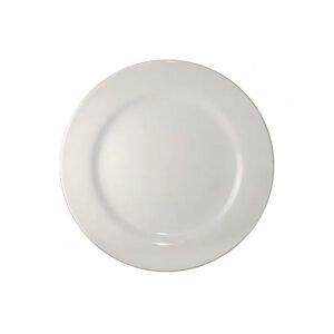 China Plate Rolled Edge 5-1/2" - White
