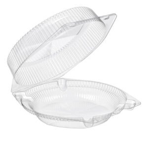 10" Plastic Pie Container w/ Hinged Lid