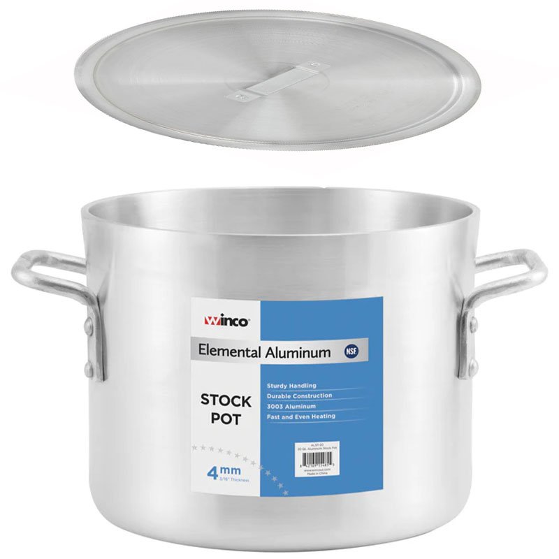 Stock Pot w/Cover 32 Qt