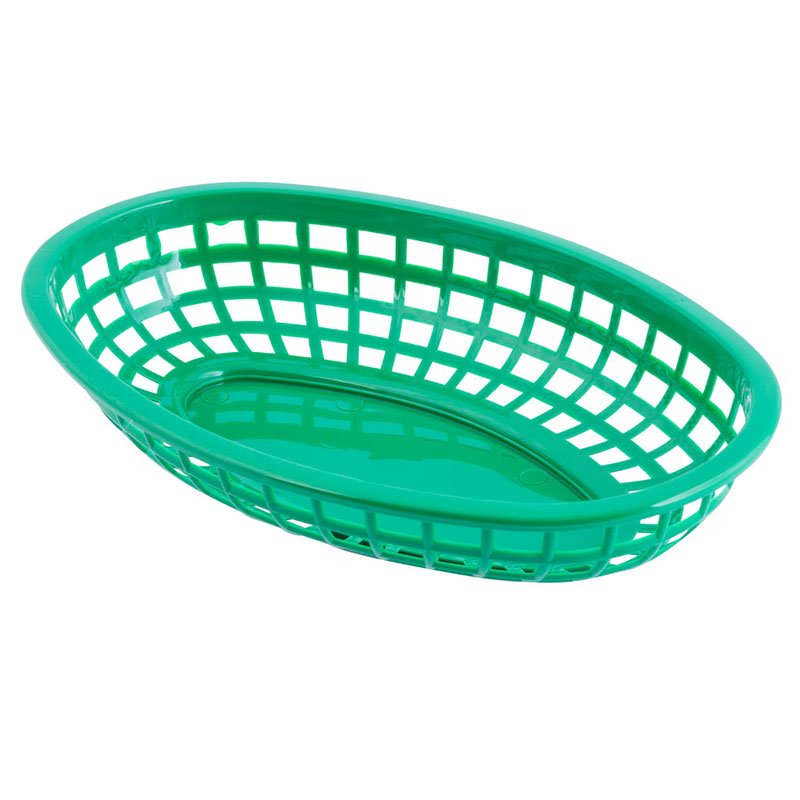 Fast Food Basket 1074 Oval - Green - Image 2