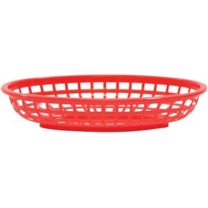 Fast Food Basket 1074 Oval- Red