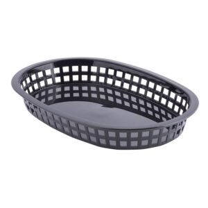 Fast Food Basket 1076 Oval-Black