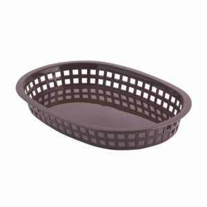 Fast Food Basket 1076 Oval-Brown