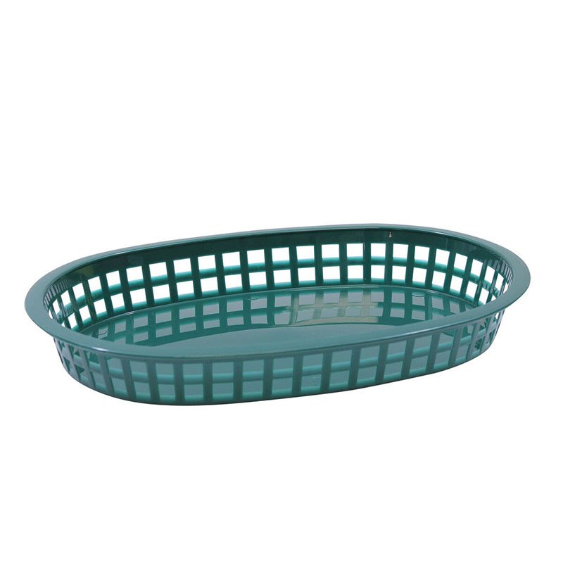 Fast Food Basket 1076 Oval-Forest Green