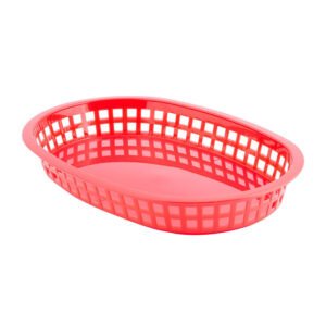 Fast Food Basket 1076 Oval-Red