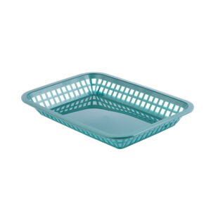 Fast Food Basket 1077 Rectangle - Forest Green