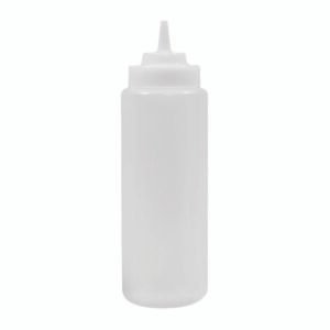 Squeeze Bottle 16 oz - Clear - Dual-Way