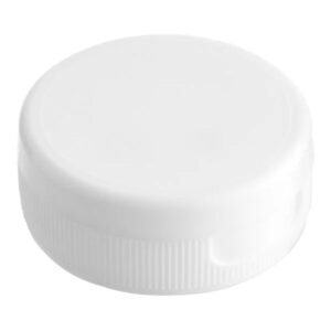 Squeeze Bottle Top Hinged Lid - White