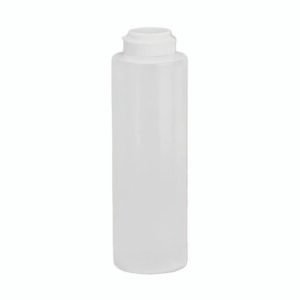 Squeeze Bottle 12 oz - Clear - Hinge Top