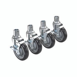Wire Shelf Casters 5" (Set of 4)