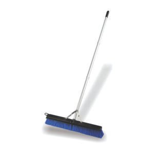 Push Broom 24" w/Squeegee & 60" Handle