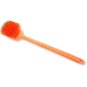 Scrub Brush 20" - White/Orange