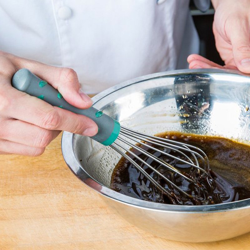 French Whip 10" - Aqua Nylon Handle - Image 2