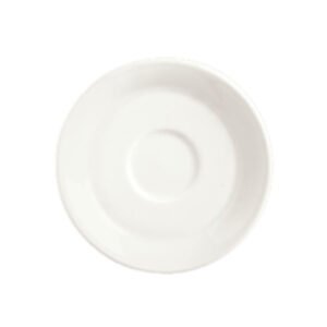 China Tea Cup Saucer 6-1/4" - Super White