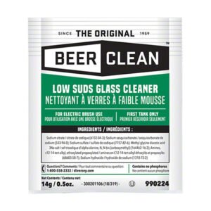 Beer Clean Low Suds Glass Cleaner - 100 per Case