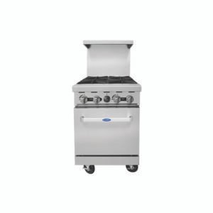 Atosa 4 Burner Range 24" - Natural Gas